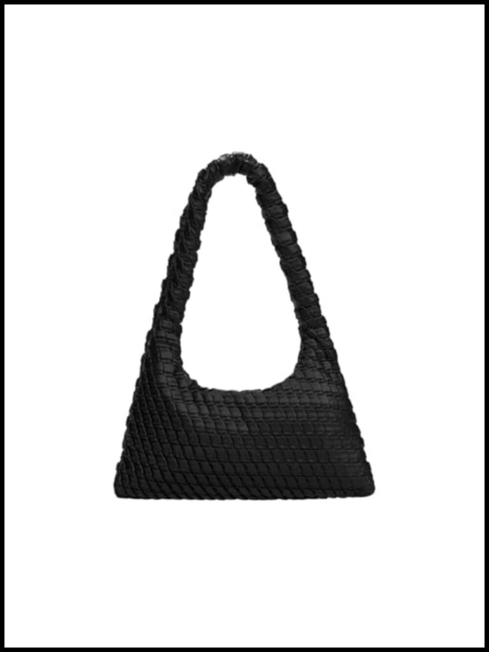 Textured PU Leather Hobo Bag Magnetic Closure Tote Shoulder Bag for Women